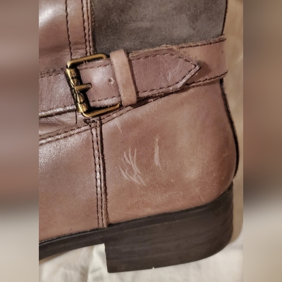 Bussola Taupe Leather Trapani Boots - Picture 3 of 16